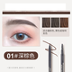 卡奇色彩（KCKC COLOR）眉筆防水防汗自然持久雙頭自動(dòng)極細眉筆不脫色初學(xué)者畫(huà)眉卡其細頭 01#深棕色