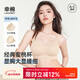 幸棉（LUCKMEEY）外擴內衣小胸顯大無(wú)鋼圈內衣女聚攏文胸漫畫(huà)胸 膚色 背心款 M