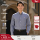 布克兄弟（BrooksBrothers）男士秋冬牛津紡紐扣領(lǐng)logo休閑襯衫 4003-深牛仔藍 L