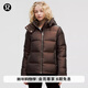 lululemon丨Wunder Puff 女士羽絨外套 *藍紫光澤 拒水 LW4CI2S 加熱濃縮咖啡 XS /4