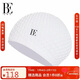 范德安（BALNEAIRE）高端加大時(shí)尚泡泡泳帽超彈力防水護耳大號泳帽游泳館BYM016 白