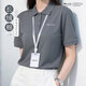 雷薩狼高端純棉polo衫定制工作服logo夏季短袖T恤公司企業(yè)員工裝文化衫 A純色紐扣款【100%精梳純棉】灰色 XL