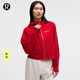 lululemon丨Scuba 女士超寬松拉鏈連帽衫 *新年款*拉絨 LW3JKMS 牛津紅 M /L