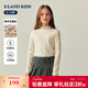 E·LAND KIDS童裝女童毛衣2025年冬新品學(xué)院風(fēng)半高領(lǐng)長(cháng)袖針織衫 Ivory象牙白/39 165