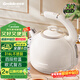 格來(lái)德（Grelide）燒水壺歐式復古保溫316不銹鋼電熱水壺多段控溫電水壺恒溫防燙家用熱水壺D1215E白色