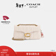 蔻馳（COACH）【禮物】奧萊女士女包絎縫和愛(ài)心掛件TABBY 26號單肩包斜挎包 B4/粉筆白色