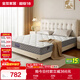 全友家居 床墊護脊椰絲綿軟硬適中席夢(mèng)思床墊子1.8米彈簧床墊政府補貼