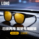 LOHO近視可套墨鏡女日夜兩用變色太陽(yáng)眼鏡開(kāi)車(chē)駕駛專(zhuān)用防遠光LH09622