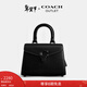 蔻馳（COACH）【新年禮物】奧萊女士女包SAMMY 21號頂部手柄手袋 黑色