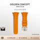 古德康賽GoldenConcept快拆RS賽車(chē)運動(dòng)系列硅膠氟橡膠表帶改裝適配蘋(píng)果Ultra2/3/S10/11 陽(yáng)光橙 45/46/49通用
