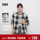 森馬（Semir）[商場(chǎng)同款]長(cháng)袖襯衫男純棉格紋外套2025春季上衣寬松101125105106