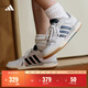 adidas ENTRAP美式校園風(fēng)運動(dòng)少年感復古籃球風(fēng)板鞋男女阿迪達斯 白色/藍色   42