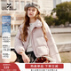 香影超好看粉色泡芙羽絨服女2025冬季新款繭型90白鴨絨立領(lǐng)短外套 銀牡丹色 S 155/80A/85-95斤
