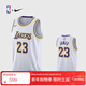 耐克NBA-湖人詹姆斯SW速干無(wú)袖運動(dòng)背心男籃球服夏季潮流新款 白色 XL