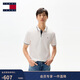 TOMMY JEANS【鑲邊翻領(lǐng)】春夏男裝純棉珠地網(wǎng)眼美式潮流短袖T恤POLO衫