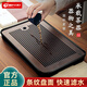天喜茶盤(pán)竹制小茶臺功夫茶具茶道配件托盤(pán)簡(jiǎn)約儲水瀝水泡茶盤(pán)茶海泡臺 琴韻茶盤(pán)黑色32*19cm