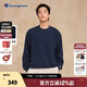 Champion冠軍圓領(lǐng)衛衣男2025秋季新款潮牌立體刺繡logo女情侶裝潮 藏青色 L