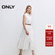 ONLY2025夏季新款純色無(wú)袖翻領(lǐng)蛋糕裙長(cháng)裙連衣裙女|125207037 A06急流白色 M