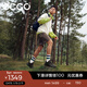 愛(ài)步（ECCO）戶(hù)外運動(dòng)鞋男鞋 早春款徒步越野系帶拼接休閑鞋 奧途824334 HL 黑色82433451094 43 (275mm) （尺碼偏大，建議拍小一碼）