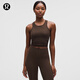 lululemon丨Ebb to Street 女士短款工字運動(dòng)背心 LW1CJUS 胡桃棕 S /6