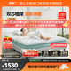 喜臨門(mén)進(jìn)口乳膠軟硬兩睡厚墊抗菌防螨獨立彈簧床墊席夢(mèng)思光年 云朗air-厚25.5cm 1.8*2米