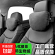 汽車(chē)頭枕護頸枕車(chē)載靠枕套裝開(kāi)車(chē)座椅枕鹿皮絨腰靠四季通用車(chē)枕頭 【耀夜黑】柔軟舒適 頭枕兩個(gè)裝