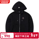 MLB官方 黑色外套男女情侶老花大logo連帽夾克開(kāi)衫冬季新款3ATRM0544 紐約洋基隊/黑色 M 170/92A