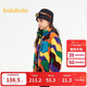 巴拉巴拉童裝兒童外套男女童運動(dòng)冬裝兩面穿衣服防寒戶(hù)外印花208424105207
