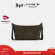 蔻馳（COACH）【禮物】奧萊男女同款FINN斜挎包單肩包商務(wù)通勤日常百搭 QB/制服綠色
