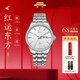 北京手表自動(dòng)機械表男珠峰對表國表日歷防水休閑商務(wù)名表禮物腕表男女 白面男表-BG053501