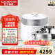 福庫（CUCKOO）電飯煲雙內膽家用可更換0涂層內鍋官方 原裝進(jìn)口雙膽不銹鋼內膽電飯煲CRP-LHTR0611FW LHTR1011FW+HAC1011N 4.8L