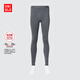 優(yōu)衣庫男裝HEATTECH EXTRA WARM棉混紡緊身褲/保暖內衣秋褲479467 486936/08深灰色 L