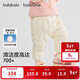 巴拉巴拉balaOne兒童羽絨褲男女童長(cháng)褲寶寶保暖2025冬季高腰208425108201