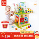 Hape【歐盟品質(zhì)】六面體早教盒子繞珠配對滾珠 益智玩具兒童禮物 森林動(dòng)物游戲盒 18M-3Y