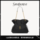 YSL圣羅蘭 女士JAMIE SHOPPING中號羊皮革托特包 黑色 U