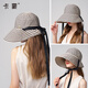 卡蒙（Kenmont）戶(hù)外大帽檐防曬帽海邊防紫外線(xiàn)女遮陽(yáng)漁夫帽大頭圍可折疊6239 黑色 均碼（55cm-57cm）