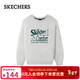 斯凱奇（Skechers）新年禮物中性冬季加絨保溫套頭衛衣L325U040