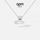 APM Monaco 別針小蠻腰可調節項鏈鎖骨鏈時(shí)尚飾品首飾毛衣鏈