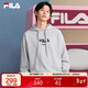 FILA 斐樂(lè )情侶連帽衛衣加絨男2025冬季寬松帽衫女純棉休閑運動(dòng)上衣