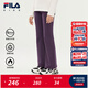 斐樂(lè )FILA【斐暖功能】?jì)和b2025年冬季新款女中大童加絨打底褲 高深紫-DP 140