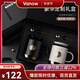 Vanow陶瓷馬克杯帶蓋勺情侶男女套裝禮盒新款公司團購定制伴手禮水杯子 暮色黑+珍耀白【情侶套裝】