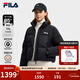 FILA 斐樂(lè )楊冪同款女士羽絨服冬季新款防潑水短款RGB多彩羽絨外套 正黑色-BK M 165/84A/M