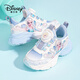 迪士尼艾莎公主兒童跑步鞋女童2026春季新款透氣軟底紐扣鞋防滑運動(dòng)鞋子 米紫【春季雙網(wǎng)】 25 內長(cháng)約16CM/腳長(cháng)約15CM