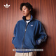 adidas復古時(shí)尚百搭牛仔運動(dòng)夾克外套男裝秋冬阿迪達斯三葉草