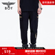 BOY LONDON春季男女同款多口袋褲子印花休閑時(shí)尚運動(dòng)工裝褲N34005 黑色 S