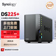 群暉（Synology）DS225+2盤(pán)nas存儲主機服務(wù)器個(gè)人私有云企業(yè)辦公網(wǎng)絡(luò )家用局域網(wǎng)共享硬盤(pán)群暉私人云盤(pán)DS220+升級版 DS225+官方正品