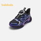 巴拉巴拉童鞋兒童運動(dòng)鞋男童春秋透氣網(wǎng)布鞋科技感旋鈕扣潮流鞋子