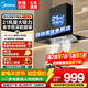 美的（Midea）家用大風(fēng)量抽吸排油煙機 自清洗觸控APP大吸力吸油煙機頂吸歐式脫排煙機出租房抽煙機自清潔吸煙機 【行業(yè)五星推薦】21m3大風(fēng)量自清洗T201 廚房電器