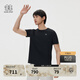KOLON SPORT/可隆戶(hù)外短袖T恤 男子接觸涼感防曬UPF50+冷黑圓領(lǐng)上衣 LHRT5AN009-BK 黑色 XL180/100A