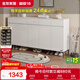 全友家居 現代極簡(jiǎn)風(fēng)家具鞋柜家用靠墻大容量?jì)ξ锸占{柜入戶(hù)玄關(guān)柜子